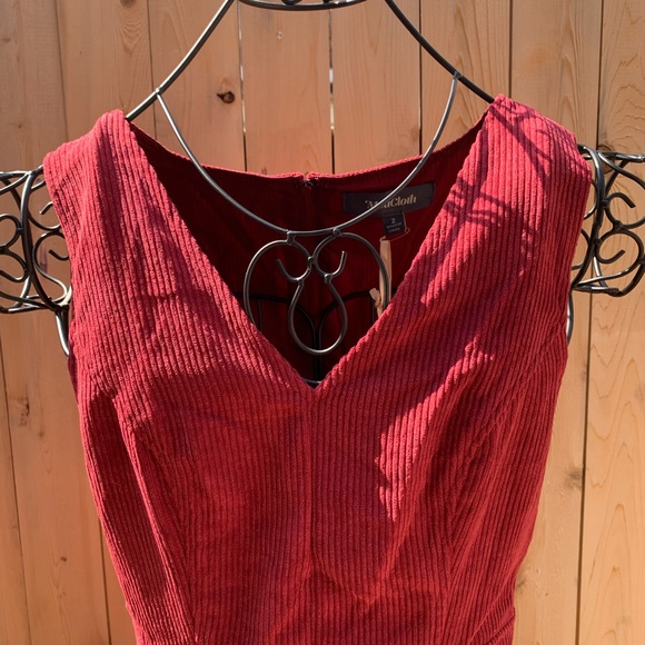 Modcloth Utmost Allure Corduroy A-Line Dress Size 2 - Picture 9 of 15